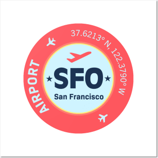 San Francisco sticker design Posters and Art